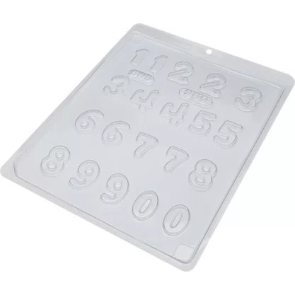 Forma Acetato Bombom Números Cód.380 BWB