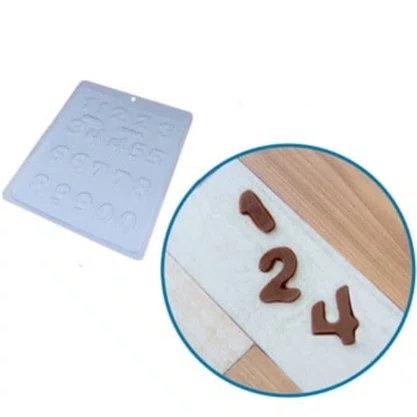 Forma Acetato Bombom Números Cód.380 BWB