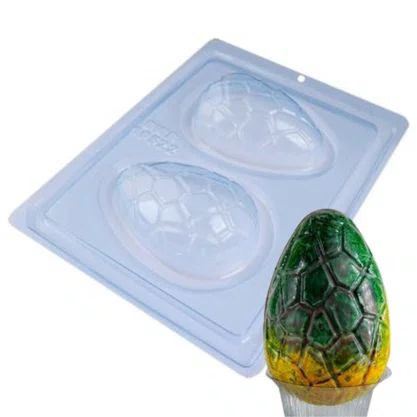 Forma Acetato com Silicone Ovo Dinossauro Cód.10522 BWB