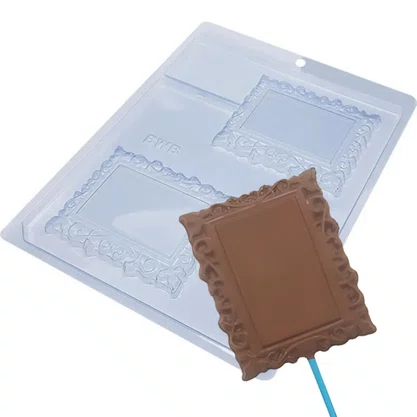 Forma Acetato Pirulito Borda Moldura Cód.9824 BWB