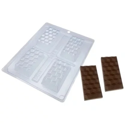 Forma Acetato Silicone Mini Tablete 3D Cód.9904 BWB
