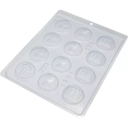 Forma Acetato Simples Cod 1384 Bombom Comunhão BWB