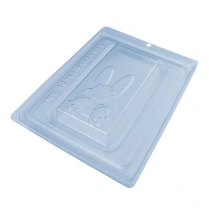 Forma de Acetato com Silicone Barra Bumbum Coelho Cód.10564 BWB