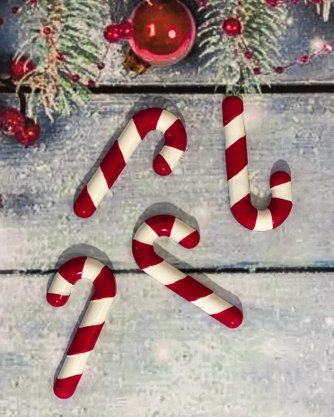 Forma Acetato Silicone Bengala de Natal Cód.10233 BWB