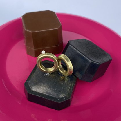 Forma de Acetato com Silicone Caixinha de Joia Cód.10275 BWB