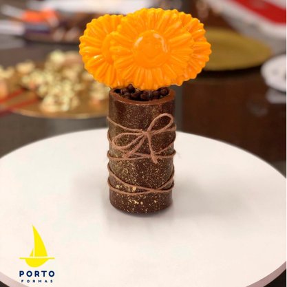 Forma Acetato Silicone Cake Cilindro Cód.50 Porto Formas
