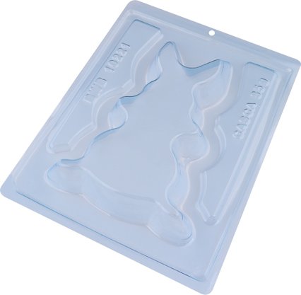 Forma Acetato com Silicone Coelho de Colher Cód.10221 BWB