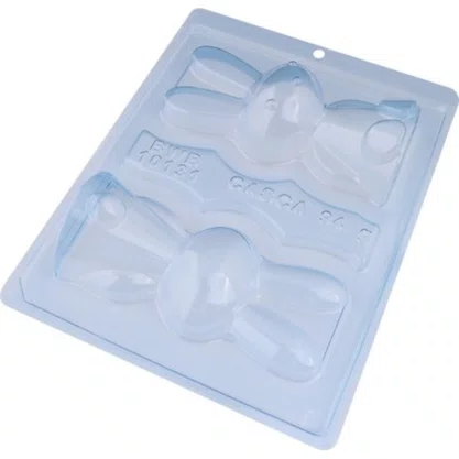 Forma de Acetato com Silicone Coelho Sentado M 10131 BWB