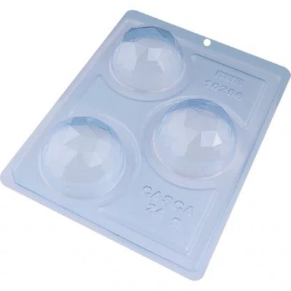 Forma de Acetato com Silicone Esfera Lapidada 10266 BWB
