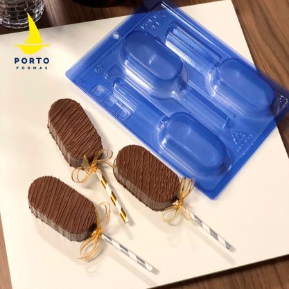 Forma Acetato Silicone Popsicle Cód.52 Porto Formas