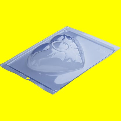 Forma Acetato Coração c/ laço 500 g Cód.108 Porto Formas