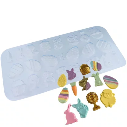 Forma de Acetato Grande Aplique de Páscoa Cód.10341 BWB