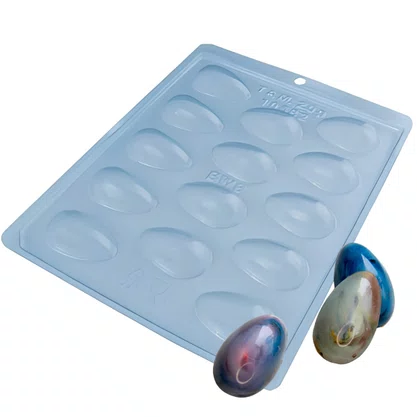 Forma de Acetato Ovo Liso 20g Cód.10582 BWB