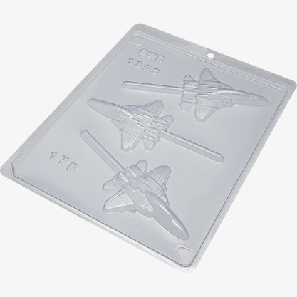 Forma Acetato Pirulito Avião Cód.1353 BWB