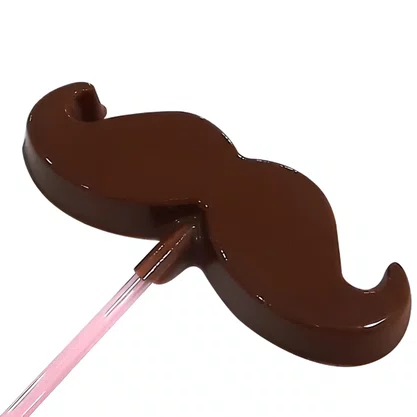 Forma de Acetato Pirulito Bigodes Cód.10366 BWB