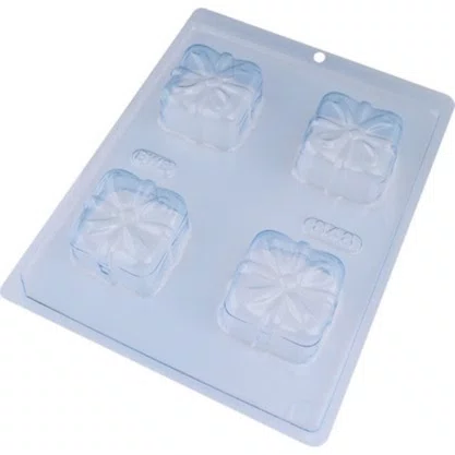 Forma de Acetato Silicone Pão de Mel com Laço 848 BWB