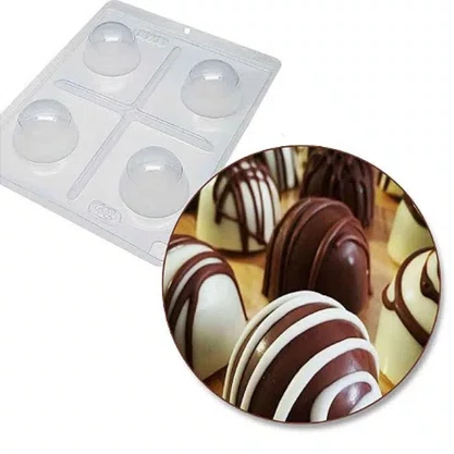Forma de Acetato Silicone Trufa Grande Cód.42 BWB