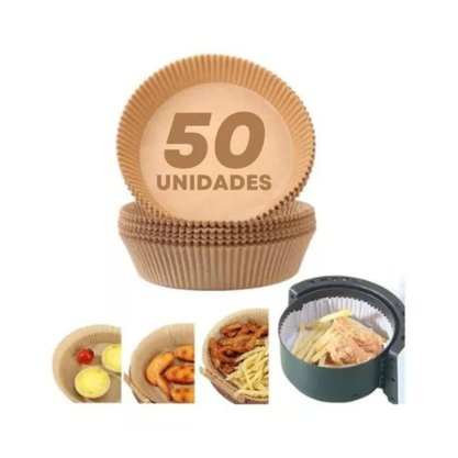 Forma Descartável Air Fryer com 50 Unidade Mori