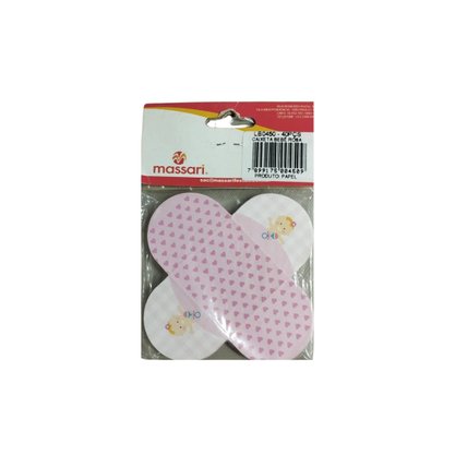 Forminha Doces Chá Bebe Rosa C/ 40 Un Massari lb0450