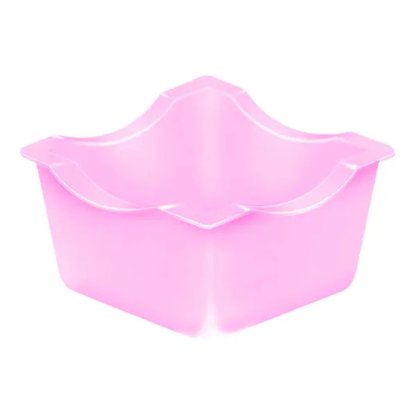 Forminha Doces Plastica Rosa Fluor Kaixote C/50un