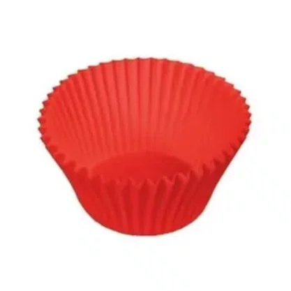 Forminha Forneavel Cup Cake Grande Vermelha C/ 45 Un Ultrafest