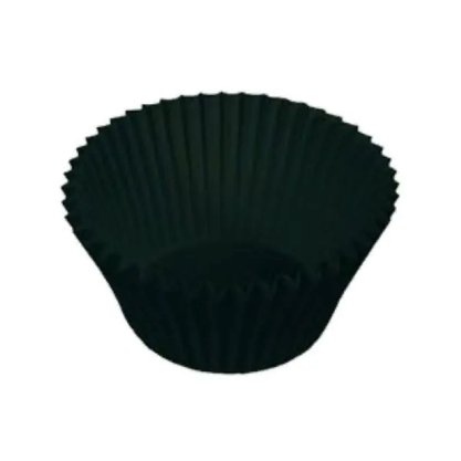 Forminha Forneavel Cup Cake Peq Preta C/ 54 Un Ultrafest