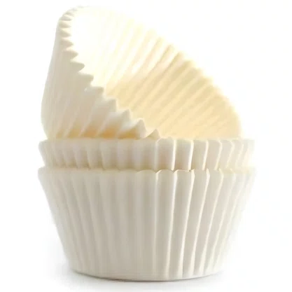 Forminha Forneavel CupCake Grande Branca C/ 45un Ultrafest