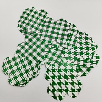 Forminha para Doces 30 Unidades Verde Xadrez Kaixote