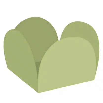 Forminha para Doces Média Verde Oliva C/ 50un Ultrafest