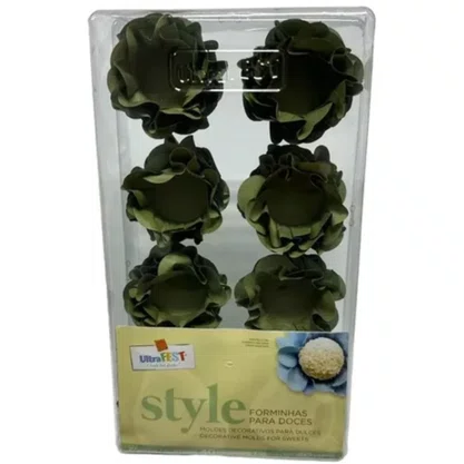Forminha para Doces Style Verde Oliva C/ 40un Ultrafest