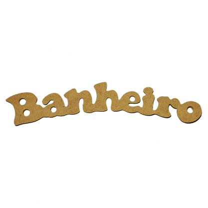 Frase MDF Banheiro Cod 5039