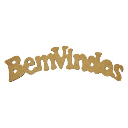 Frase MDF Bem Vindos Cod 5008