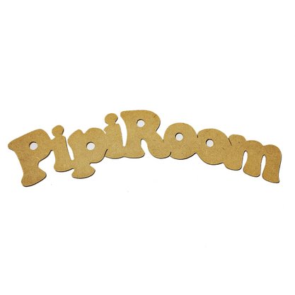 Frase MDF Pipi Room Cod 5001