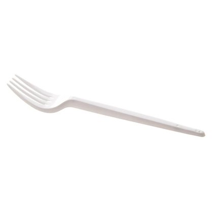 Garfo para Refeição Branco C/50 Unidades Prafesta
