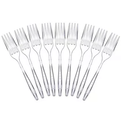 Garfo para Refeição Cristal C/50 Unidades Prafesta