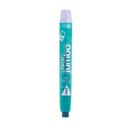 Giz De Cera Big Jumbo Retrátil Twist 12 Cores Tris
