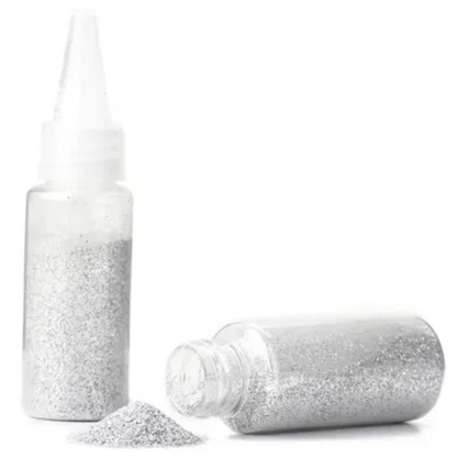 Glitter Prata 20g Silverplastic
