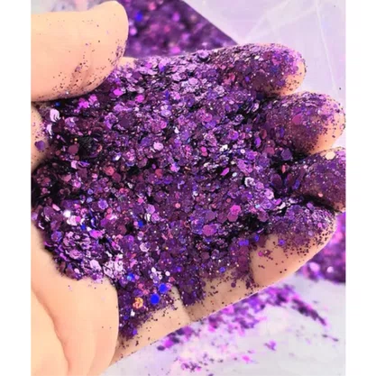 Glitter Roxo 20g Silverplastic