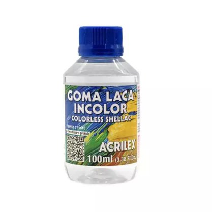 Goma Laca Incolor 100ml Acrilex