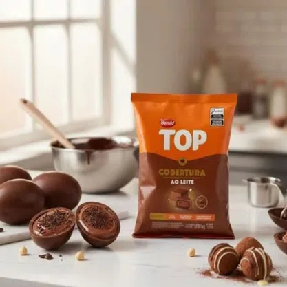 Gotas De Chocolate Ao Leite 1,01Kg Top Harald