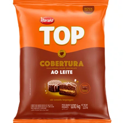 Gotas De Chocolate Ao Leite 1,01Kg Top Harald