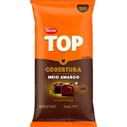Gotas De Chocolate Meio Amargo 1,01Kg Top Harald