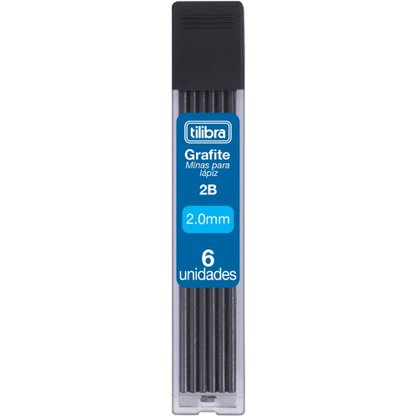 Grafite 2.0mm 2B com 12 Unidades Tilibra