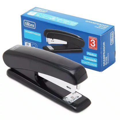 Grampeador Tilibra G2 20A para 20 Folhas Preto