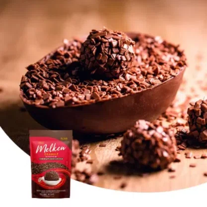 Granulé Chocolate Meio Amargo Granulado 400g Melken Harald