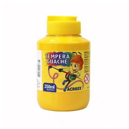 Guache Amarelo Ouro 250ml Acrilex