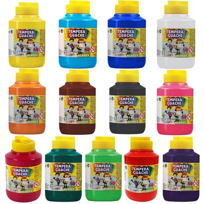 Guache Amarelo Ouro 250ml Acrilex