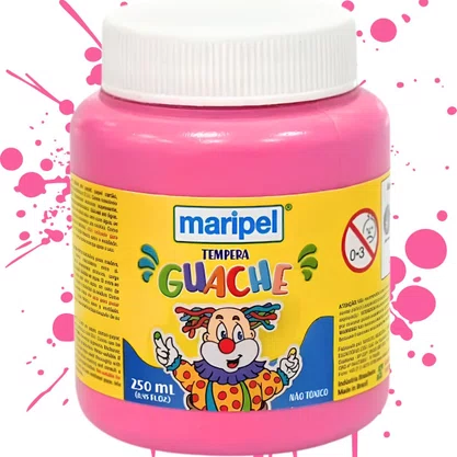 Guache Rosa Maripel 250ml
