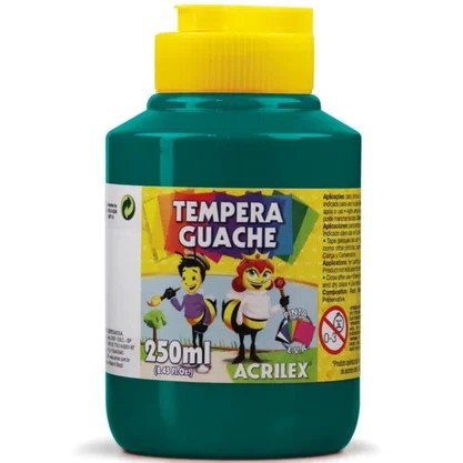 Guache Verde Bandeira 250ml Acrilex