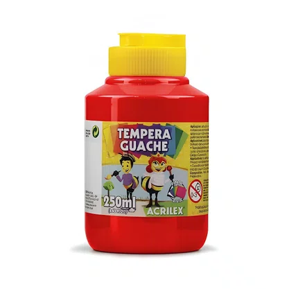 Guache Vermelho 250ml Acrilex